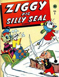Ziggy Pig-Silly Seal Comics (1944) cover